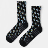 Firefly (schwarz) - Athletische Socken (Links)