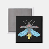 Firefly (schwarz) - Magnet (Vorderseite/Rückseite)