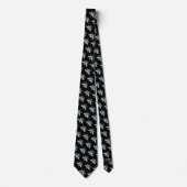 Firefly (schwarz) - Neck Tie Krawatte (Vorderseite)