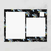 Firefly (schwarz) - Postkarte (Rückseite)