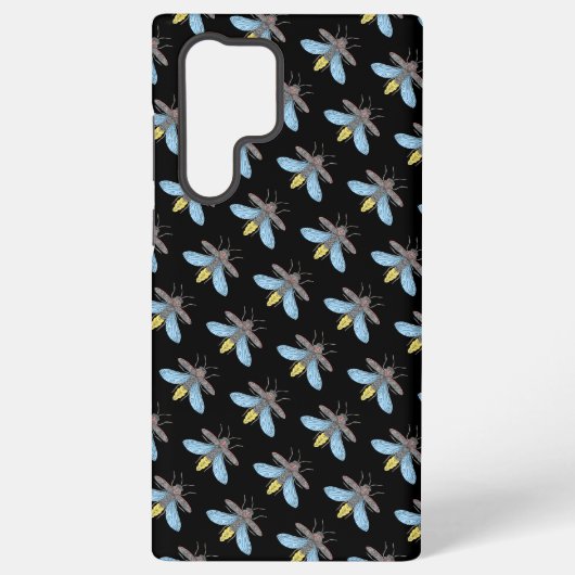 Firefly (schwarz) - Samsung (S22 Ultra) Case Galaxy Hülle (Rückseite)