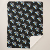 Firefly (schwarz) - Sherpa Blanket Sherpadecke (Vorderseite)