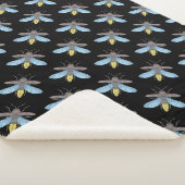 Firefly (schwarz) - Sherpa Blanket Sherpadecke (3/4)