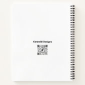 Firefly (Single weiß) - Notebook Notizblock (Rückseite)