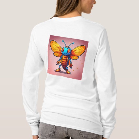 Firefly Vector Illustration T-Shirt (Rückseite)