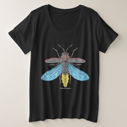 Firefly (vivid) - Women's Plus Size T - Shirt (Design vorne)