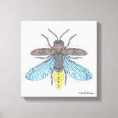 Firefly (weiß) - Canvas Print Leinwanddruck (Vorderseite)