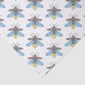 Firefly (weiß) - Gewebepapier Seidenpapier (Ausschnitt)