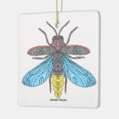 Firefly (weiß) - Keramik Ornament (Links)