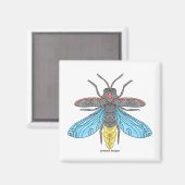 Firefly (weiß) - Magnet (Vorderseite/Rückseite)