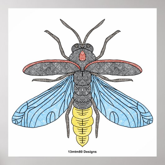 Firefly (weiß) - Plakatdruck Poster (Vorne)