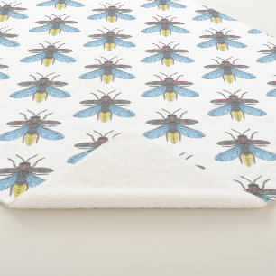 Firefly (weiß) - Sherpa Blanket Sherpadecke