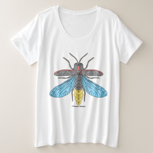 Firefly (weiß) - Women's Plus Size T - Shirt (Design vorne)