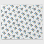 Firefly (weiß) - Wrapping Paper Geschenkpapier (Flach)