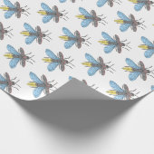 Firefly (weiß) - Wrapping Paper Geschenkpapier (Ecke)