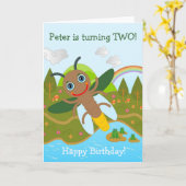 Firefly wünscht glücklich Geburtstag Karte (Gelbe Blume)