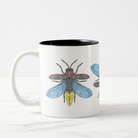 Firefly - Zwei-Tonen-Tasse Zweifarbige Tasse (Links)