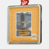 Firefox Ausschüsse Silbernes Ornament (Links)