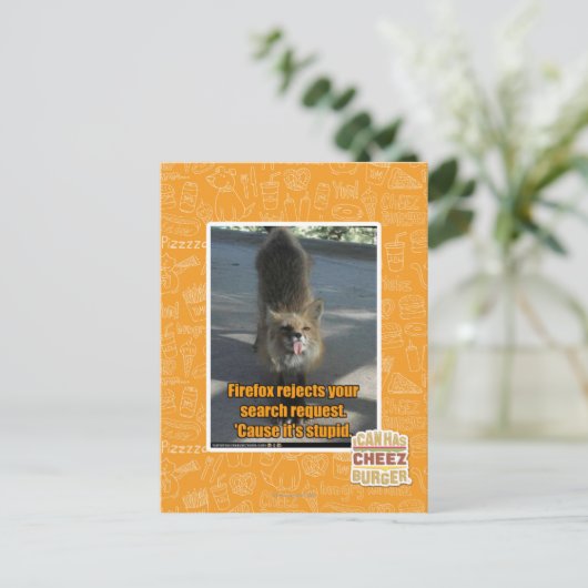 Firefox lehnt ab postkarte (Stehend Vorderseite)