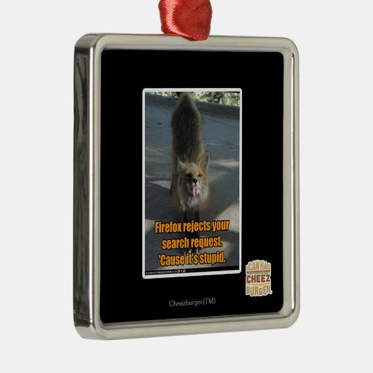 Firefox lehnt ab silbernes ornament (Rechts)
