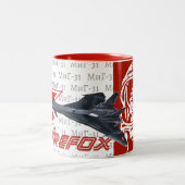 FIREFOX MIG 31 ZWEIFARBIGE TASSE (Mittel)