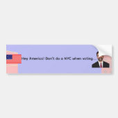 FIREFOXNEWS ONLINE™ Mamdani MEME Bumper Sticker Autoaufkleber (Vorne)