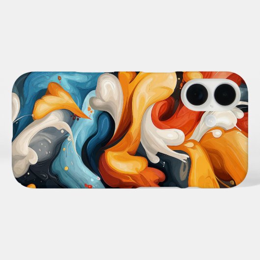 Firefruit Flora Case-Mate iPhone Hülle (Rückseite (Horizontal))