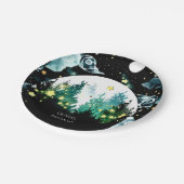 Firefsy Whimsy Woodland Geburtstag Pappteller (Schrägansicht)