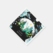 Firefsy Whimsy Woodland Geburtstag Serviette (Ecke)