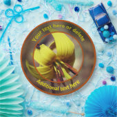 Firefto auf Forellenlilie Blume Personalisiertes P Pappteller (Party)