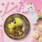 Firefto auf Forellenlilie Blume Personalisiertes P Pappteller (Party)