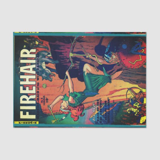 Firehair #8 - Kriegermädchen der Dakotas! Seidenpapier (Vorderseite)