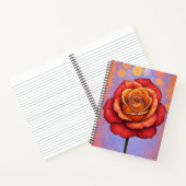 Fireheart Träumerische Rose Stationär Notizbuch (Innenseite)