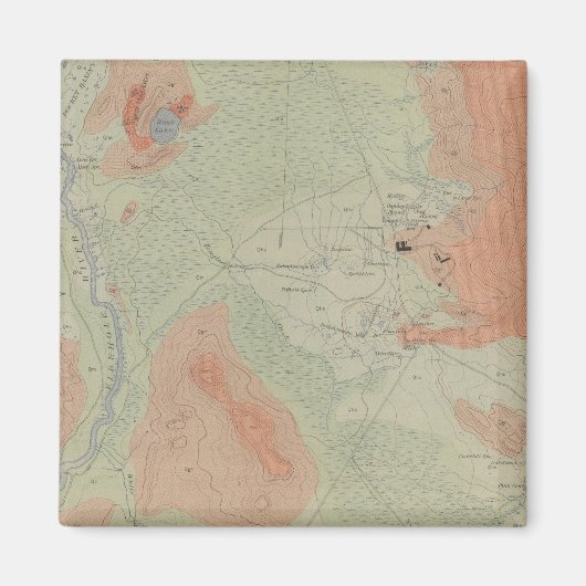 Firehole Geyser-Becken Magnet (Vorne)