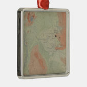 Firehole Geysir-Becken Silbernes Ornament (Rechts)