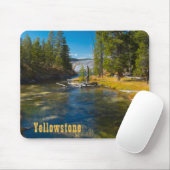 Firehole River Upper Geyser-Becken Yellowstone Mousepad (Mit Mouse)