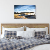 Firehole River Wrapped Canvas Leinwanddruck (Insitu (Schlafzimmer))