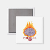 Firehouse 2017 Word Cloud Magnet (Vorderseite/Rückseite)