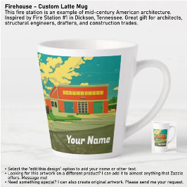 Firehouse - Custom Latte Mug Milchtasse