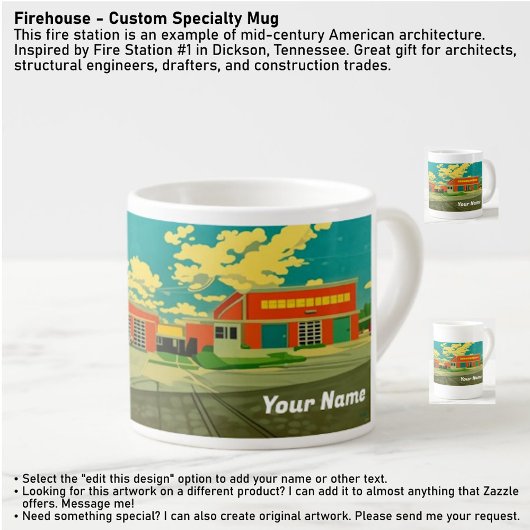 Firehouse - Custom Specialty Mug Espressotasse
