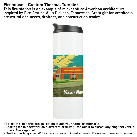 Firehouse - Custom Thermal Tumbler Thermosbecher