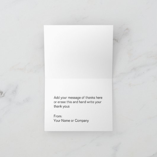 Firehouse Feuerwehrmann Danke Karten (Innenseite)