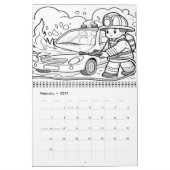 Firehouse Heroes Coloring 2025/2026 Kalender (Feb 2027)