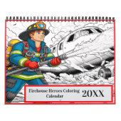 Firehouse Heroes Coloring 2025/2026 Kalender (Titelbild)