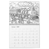 Firehouse Heroes Coloring 2025/2026 Kalender (Jan 2027)