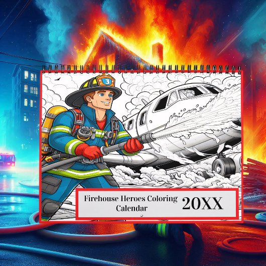 Firehouse Heroes Coloring 2025/2026 Kalender