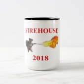 Firehouse-Kaffee-Tasse Zweifarbige Tasse (Mittel)