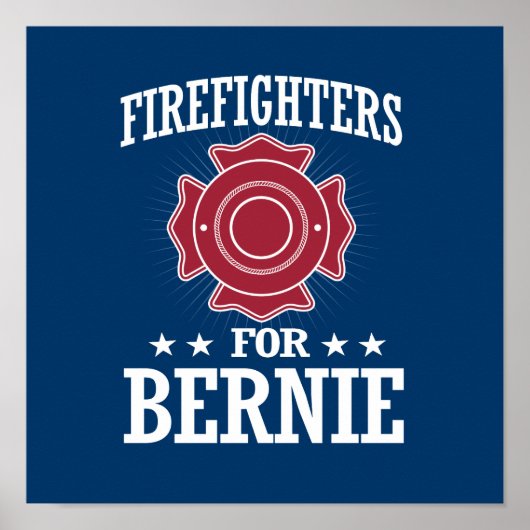 FIREKTER FÜR BERNIE SANDERS POSTER (Vorne)