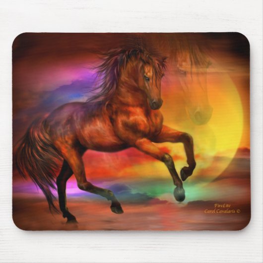 Firelite Kunst Mousepad (Vorne)