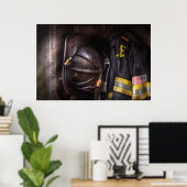 Fireman - Abgenutzt Poster (Heimbüro)